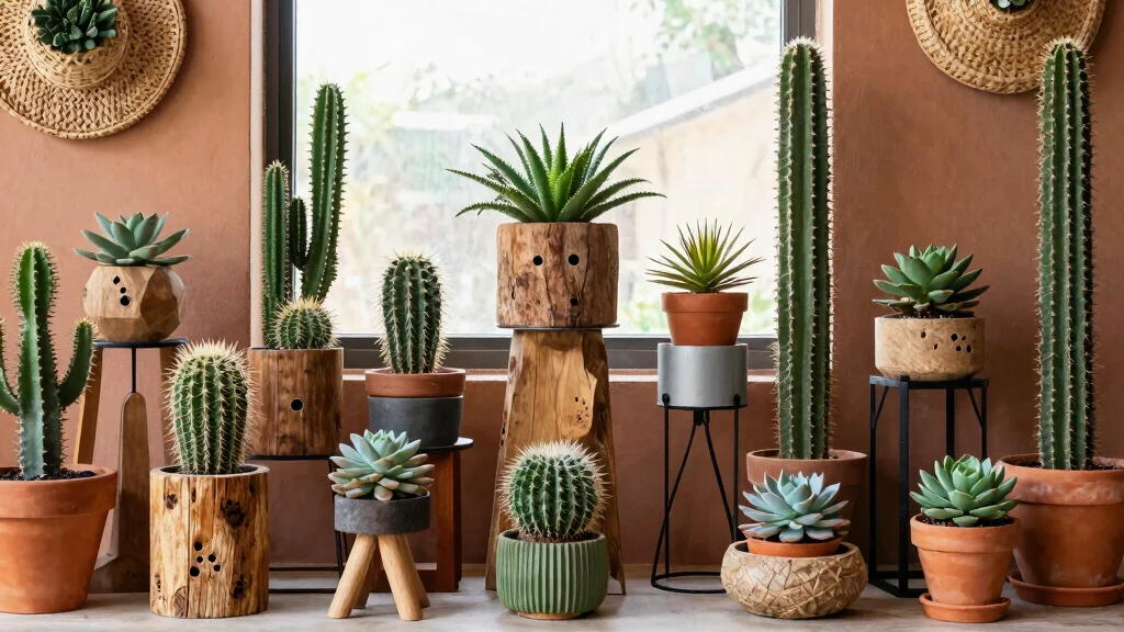 7 Unique Cactus Plant Stand Ideas Desert Style