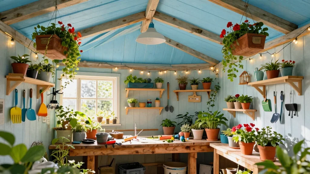 7 Unique Garden Shed Ceiling Ideas for a Finished Look