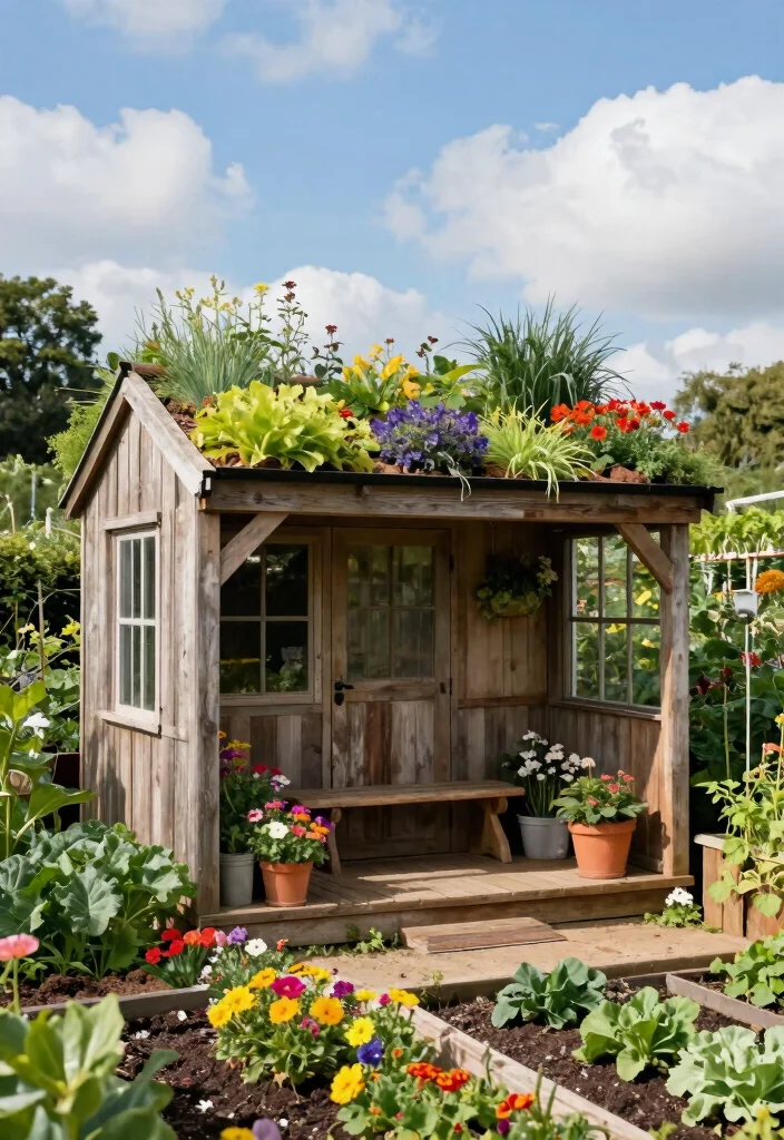 7 Unique Garden Shed Model Ideas: Custom Builds for Eco-Friendly Gardening 1 7 Unique Garden Shed Model Ideas Custom Builds for Eco Friendly Gardening 1. The Green Roof Retreat 0