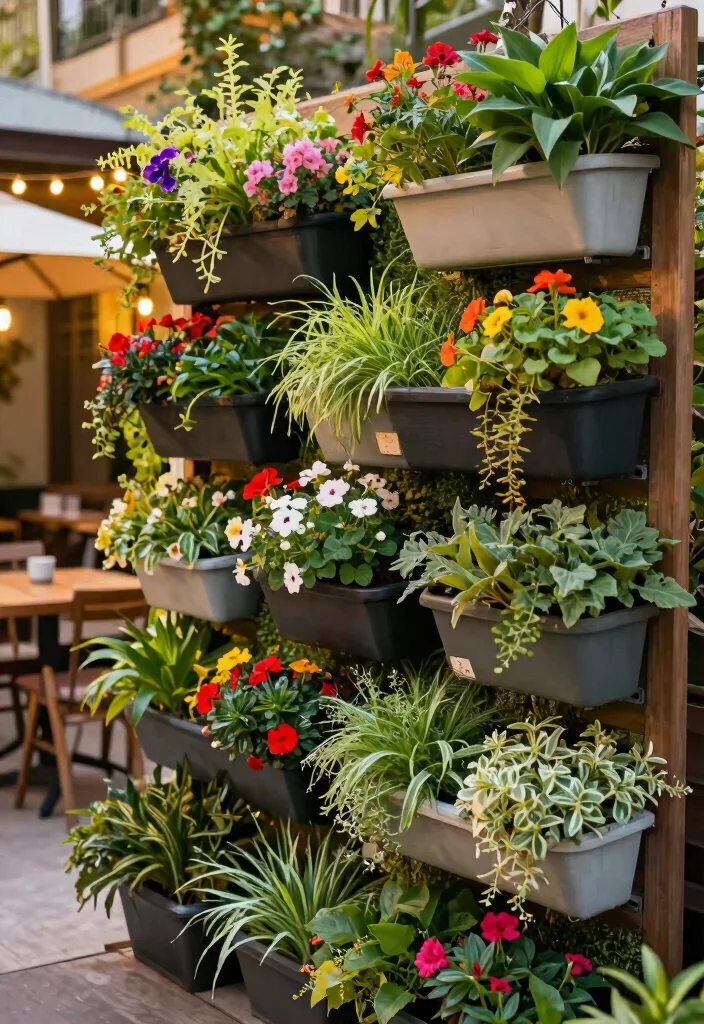 9 Charming Hanging Planter Ideas Outdoor Spaces Need 3. Vertical Garden Wall 0