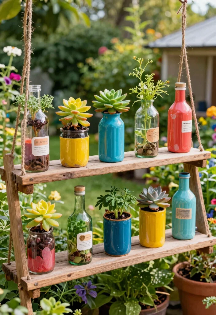 9 Charming Hanging Planter Ideas Outdoor Spaces Need 4. Recycled Bottle Planters 0