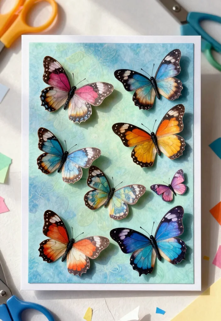 9 Creative Sizzix Garden Shed Card Ideas for DIY Crafts 3. Butterfly Garden Card 0