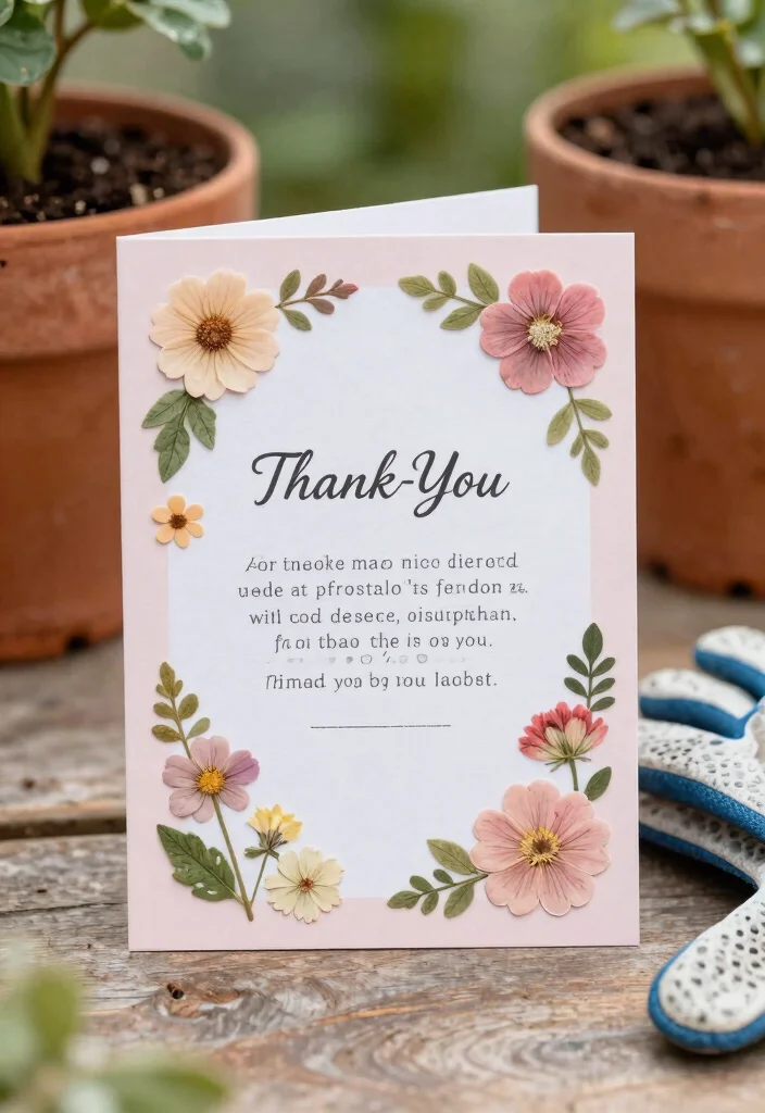 9 Creative Sizzix Garden Shed Card Ideas for DIY Crafts 7. Thank You Garden Card 0
