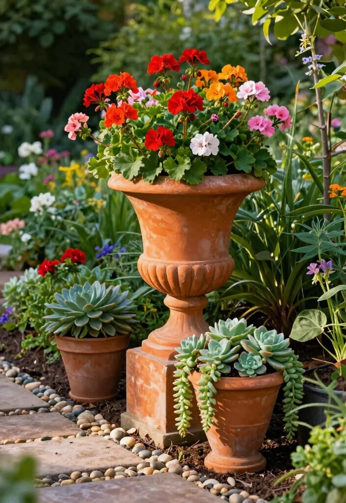 9 Elegant Outdoor Urn Planter Ideas Classic Styles 3. Elegant Terra Cotta Urns 0