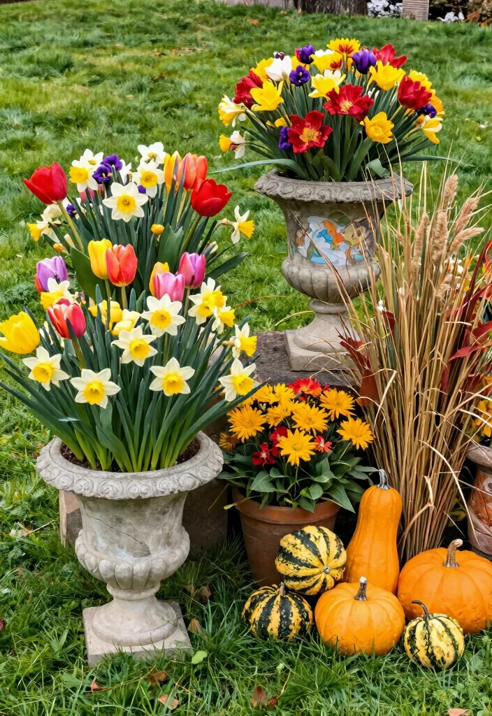 9 Elegant Outdoor Urn Planter Ideas Classic Styles 9. Seasonal Urn Displays 0