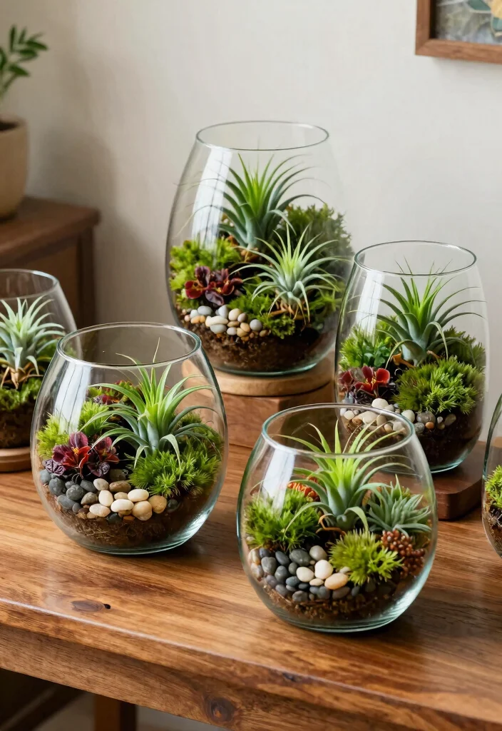 9 Elegant Victorian Plant Stand Ideas for a Formal Look 7. Elegant Glass Plant Terrariums 0