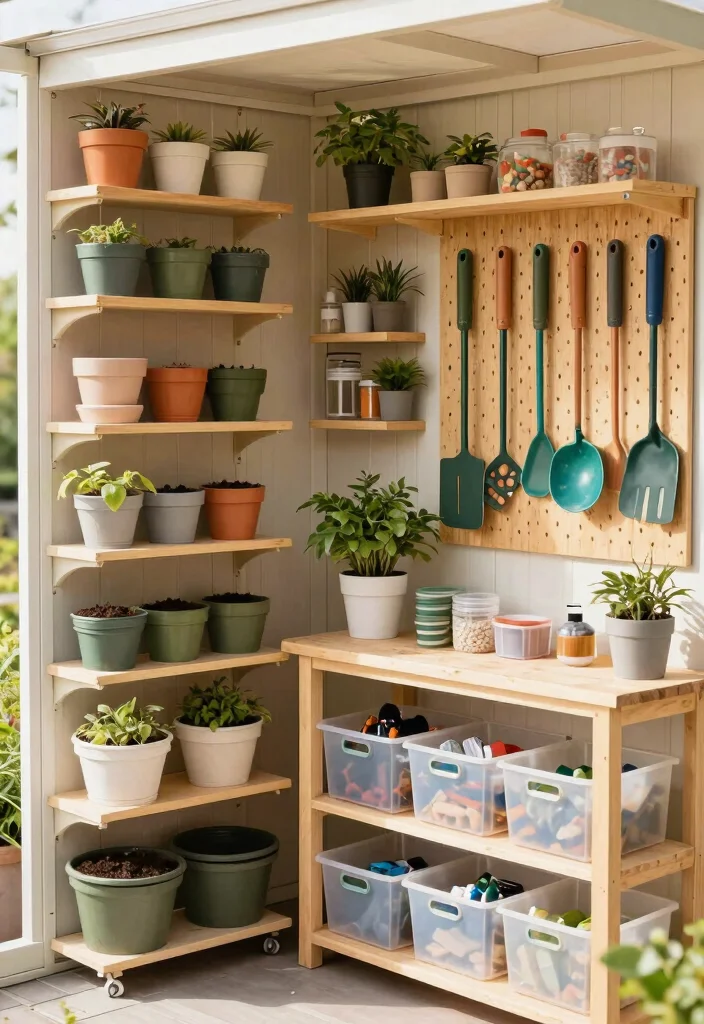 9 Essential DIY Garden Shed Building Tips for Success 5. Build Smart Storage Solutions 0