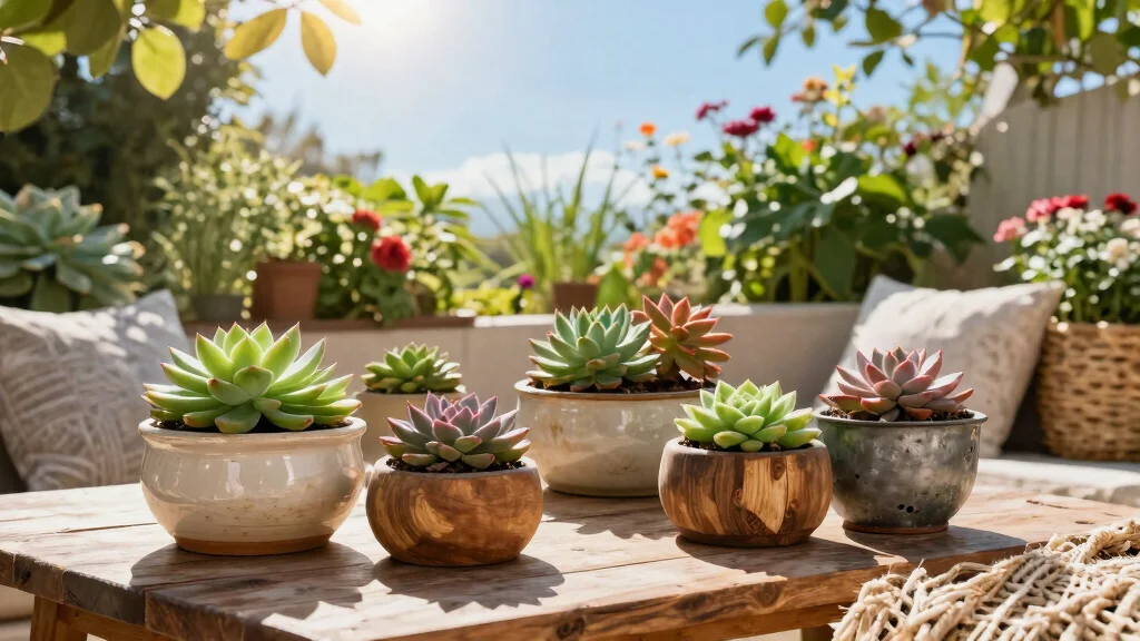 9 Practical Shallow Planter Ideas for Outdoor Succulents
