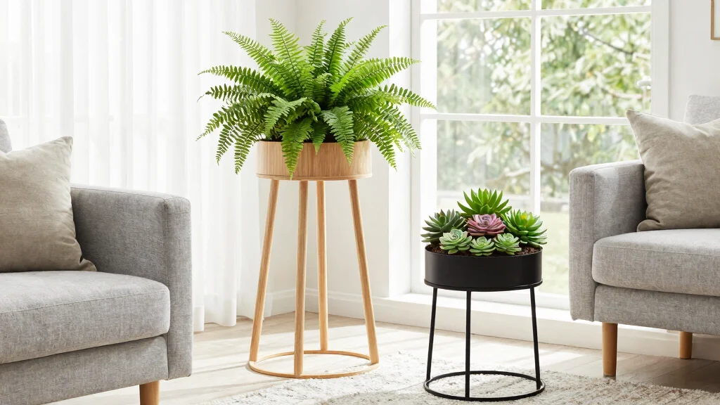 9 Stylish Round Plant Stand Ideas for Any Corner 1