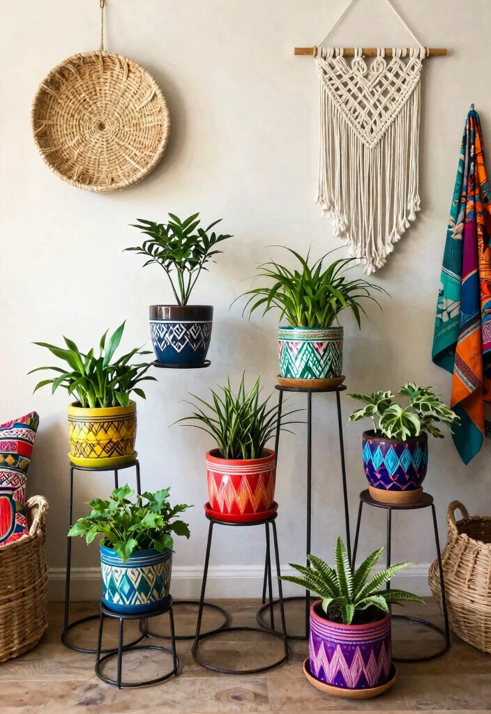 9 Timeless Iron Plant Stand Ideas for a Classic Look 7. Bohemian Style Stands 0