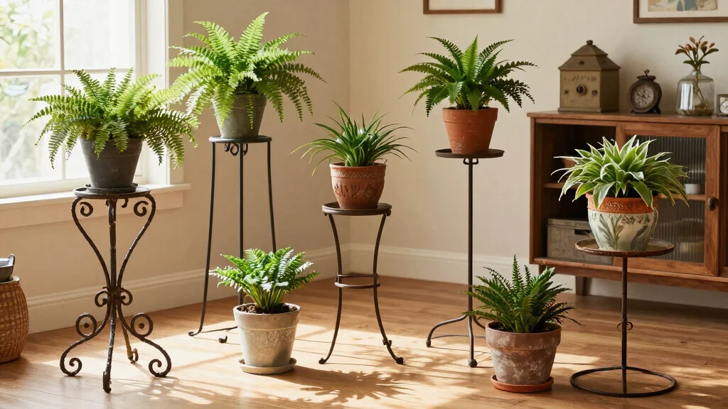 9 Timeless Iron Plant Stand Ideas for a Classic Look