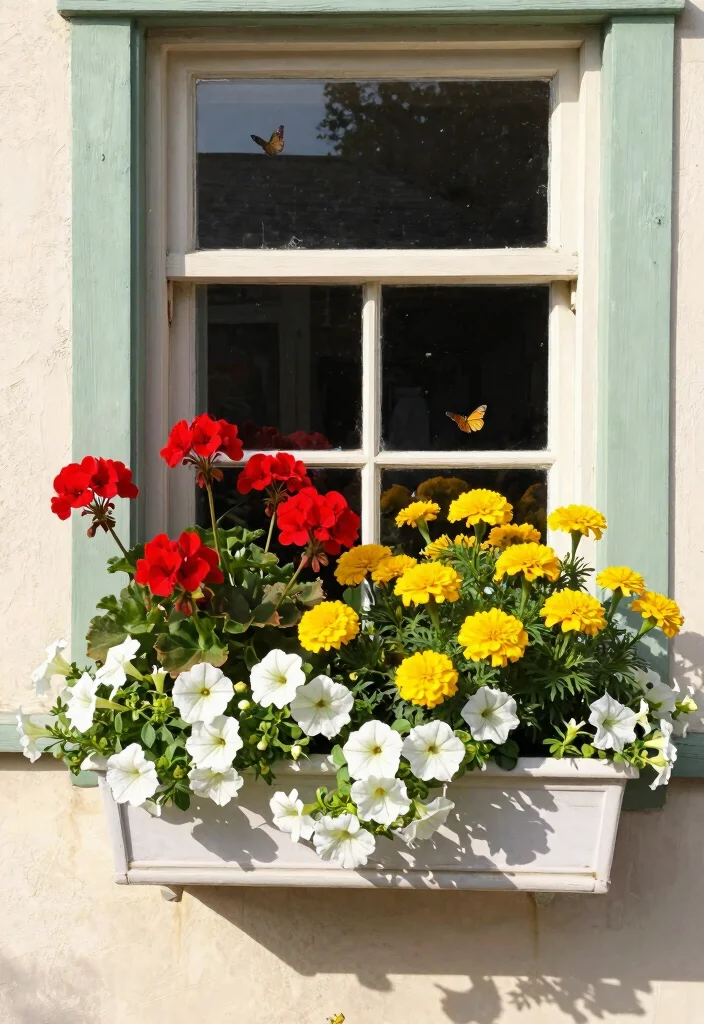 9 Welcoming Outdoor Planter Ideas for Front Yards Curb Appeal 4. Charming Window Boxes 0